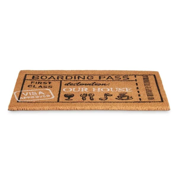 Kynnysmatto Boarding Pass Luonnollinen 60 x 1 x 40 cm (12 osaa)