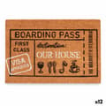 Pikkukuva 1 / 4: Kynnysmatto Boarding Pass Luonnollinen 60 x 1 x 40 cm (12 osaa)