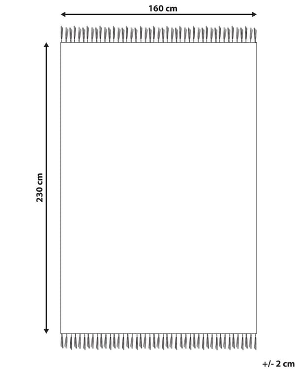 Kelimmatta Flerfärgad bomull 160 x 230 cm Geometriskt mönster Rektangulär Traditionell med kort lugg