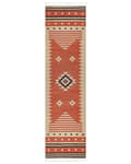 Miniatyrbild 4 av 7: Kelimmatta Flerfärgad bomull 80 x 300 cm Vändbar Geometriskt Mönster med Tofsar Rektangulär Traditionell Vardagsrum Sovrum Hall