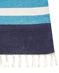 Miniatyrbilde 5 av 7: Kelimteppe Flerfarget Bomull 80 x 300 cm Håndvevd Vendbart Geometrisk mønster Frynser Tradisjonell stil Boho Stue Soverom