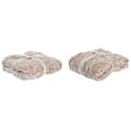 Miniatyrbilde 1 av 4: Sengelaken DKD Home Decor Lyse Rosa 150 x 125 x 1 cm (2 enheter)