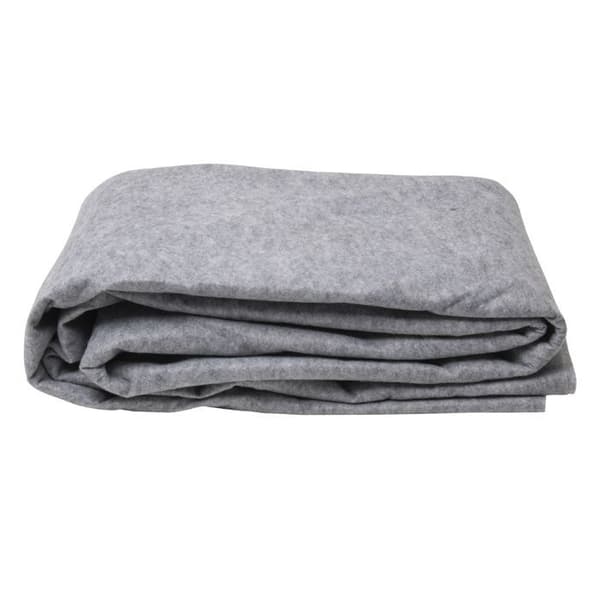 Poolmatta - WERKA PRO - 3,9 x 3,9 m - 110 g/m2 - Polyester - Grå