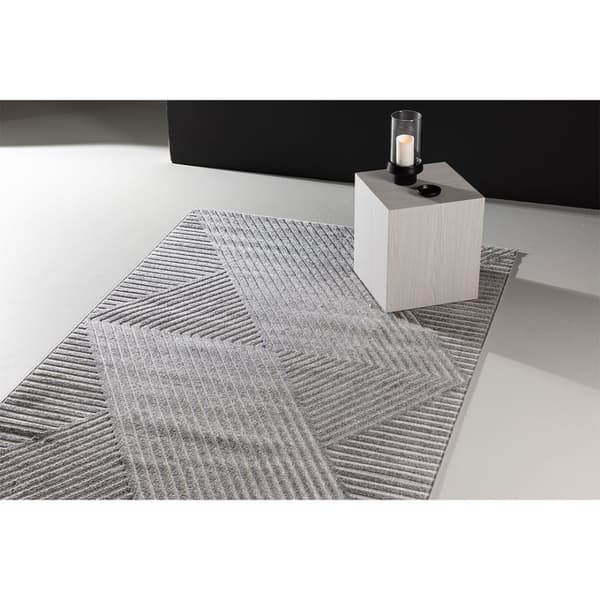 Aron teppe 200x290 cm grå.