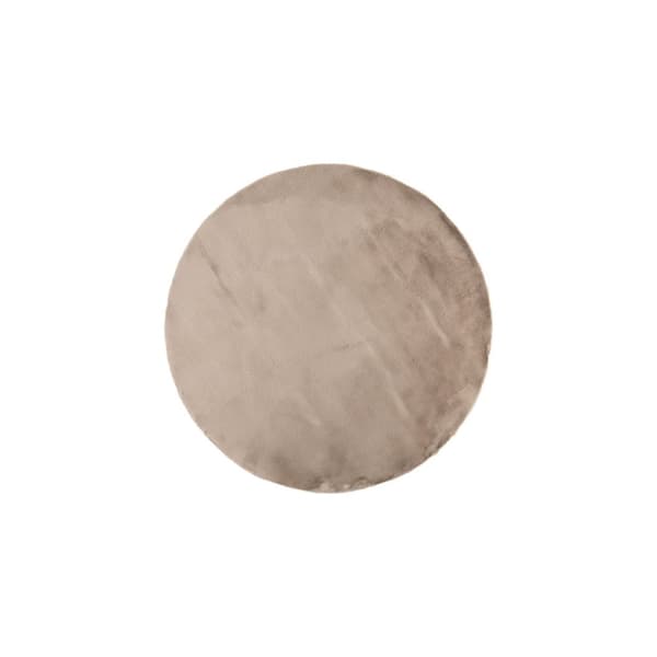 Leni teppe Ø200 cm beige.