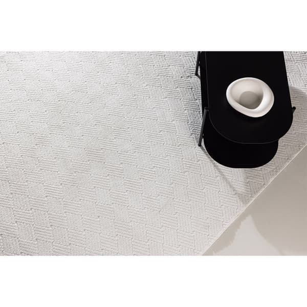 Todd teppe 200x290 cm hvit.
