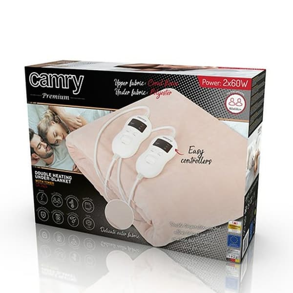 Elektrisk filt Adler CR 7424 150 X 160 CM  Grön Beige