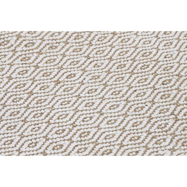 Matta Home ESPRIT Vit Naturell 150 x 1 x 230 cm