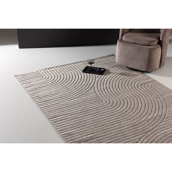 Vince matta 200x290 cm brun.