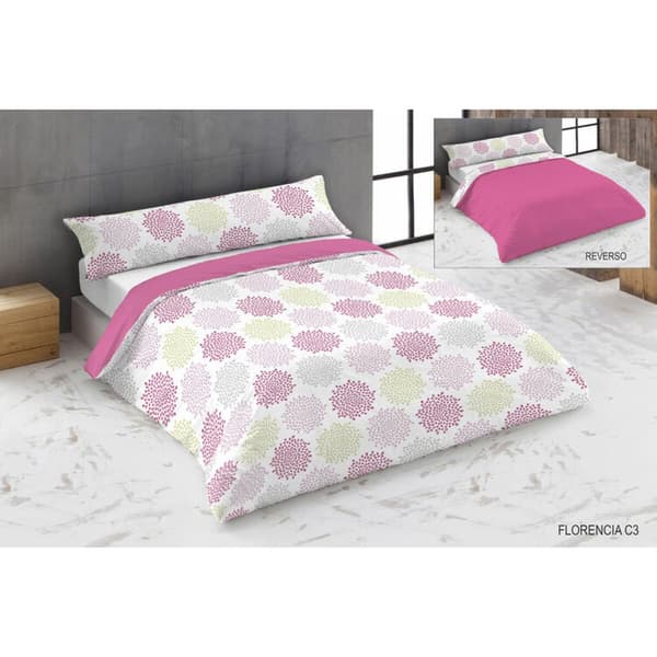 Dyne deksel sett Hosteline FLORENCIA Rosa Seng 180 3 Deler