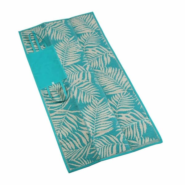 Matto Versa Turkoosi 90 x 1 x 180 cm Puuvilla polypropeeni