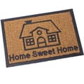 Miniatyrbillede 1 af 2: Dørmåtte Alexandra House Living HOME SWEET HOME Brun 40 x 1 x 60 cm