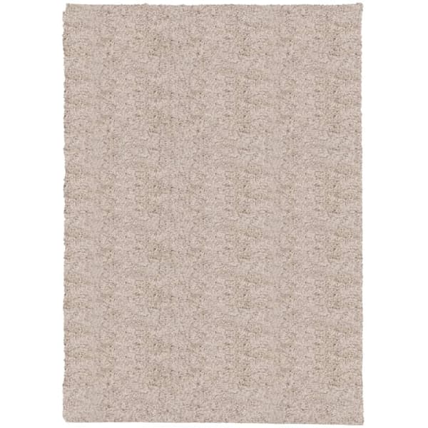Ryamatta PAMPLONA lång lugg modern beige 200x280 cm