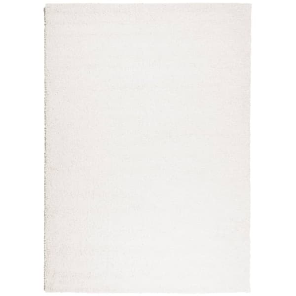Ryamatta PAMPLONA lång lugg modern gräddvit 200x280 cm