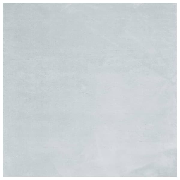 Mjuk matta HUARTE med kort lugg tvättbar blå 200x200 cm