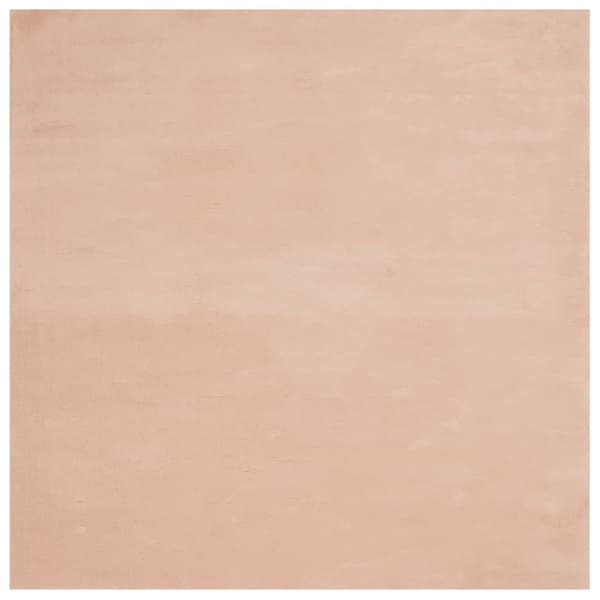 Mjuk matta HUARTE med kort lugg tvättbar rosa 200x200 cm