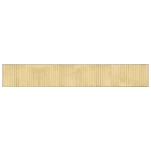 Matta rektangulär ljus naturlig 60x400 cm bambu