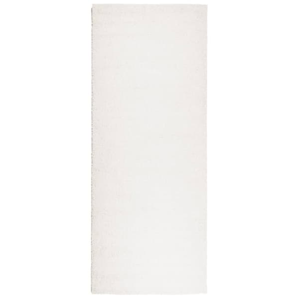 Ryamatta PAMPLONA lång lugg modern gräddvit 80x200 cm