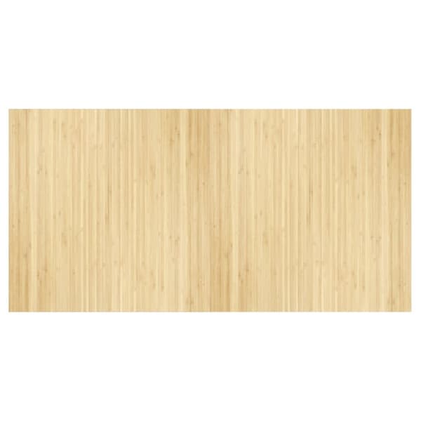Matta rektangulär ljus naturlig 100x200 cm bambu