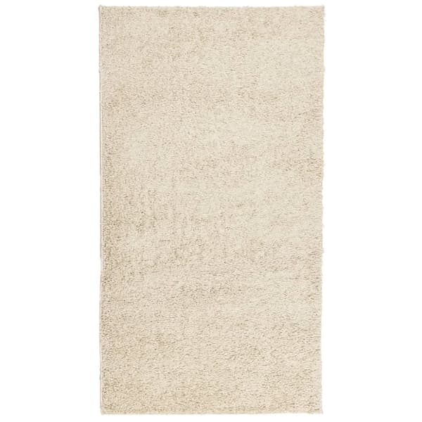 Ryamatta PAMPLONA lång lugg modern guld 60x110 cm