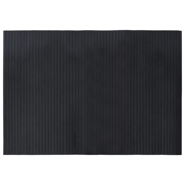 Matta rektangulär svart 70x100 cm bambu