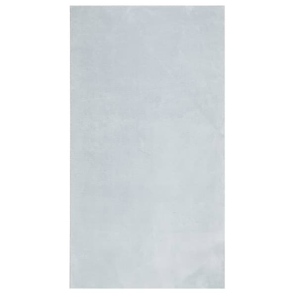 Mjuk matta HUARTE med kort lugg tvättbar blå 60x110 cm