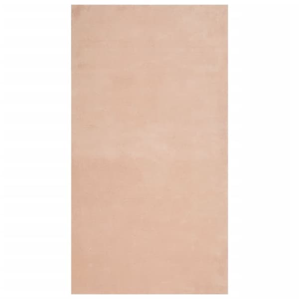 Mjuk matta HUARTE med kort lugg tvättbar rosa 60x110 cm