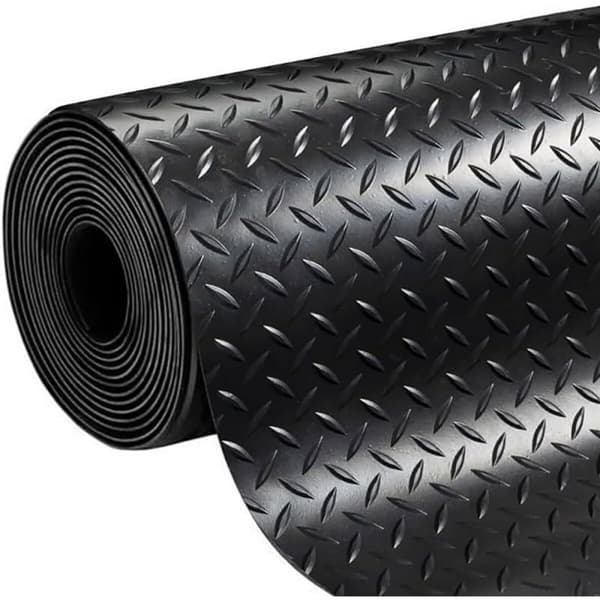 Gulvteppe Exma Svart Naturlig gummi 1 x 10 m Diamant