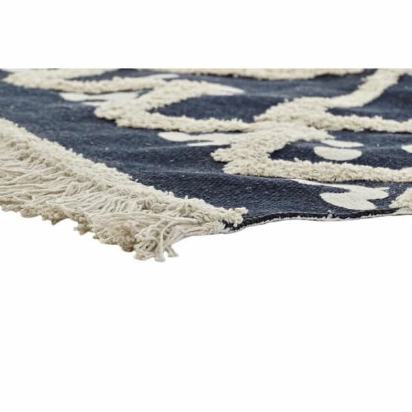 Matta DKD Home Decor Beige Marinblå (160 x 230 x 1 cm)