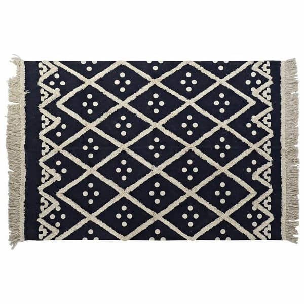 Matta DKD Home Decor Beige Marinblå (160 x 230 x 1 cm)