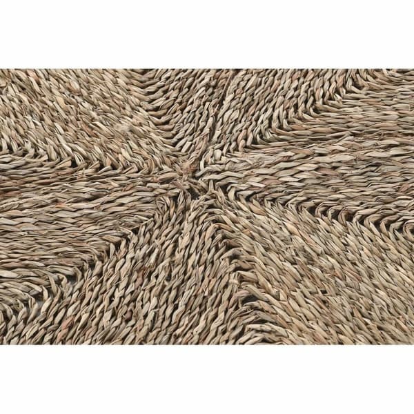 Matta DKD Home Decor 150 x 0,5 x 150 cm Naturell Polyester Sjögräs