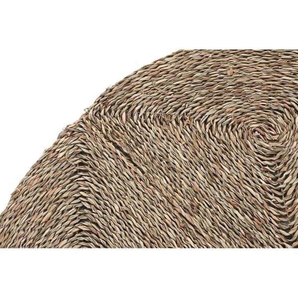Matta DKD Home Decor 150 x 0,5 x 150 cm Naturell Polyester Sjögräs
