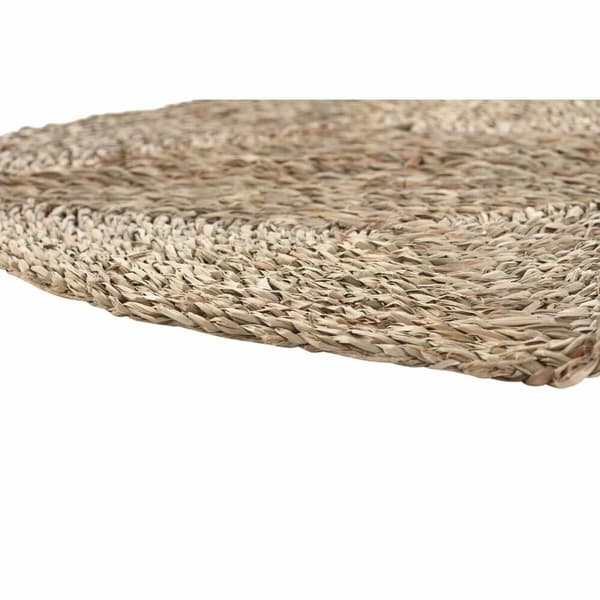 Matta DKD Home Decor 150 x 0,5 x 150 cm Naturell Polyester Sjögräs