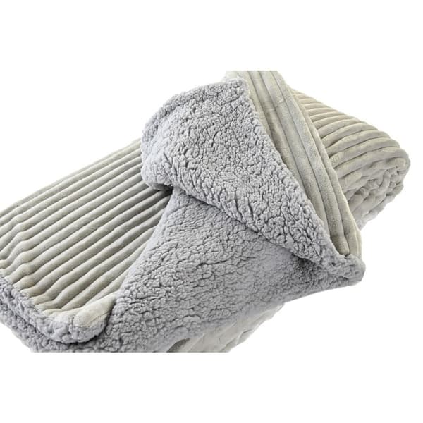 Filt DKD Home Decor Beige Mörkgrå Berg 150 x 200 x 2 cm