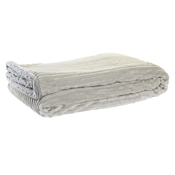 Filt DKD Home Decor Beige Mörkgrå Berg 150 x 200 x 2 cm