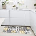 Miniatyrbild 2 av 3: Vinylmatta Stor Planet Croma Patch Grå Ambra 100 % PVC (50 x 110 cm)