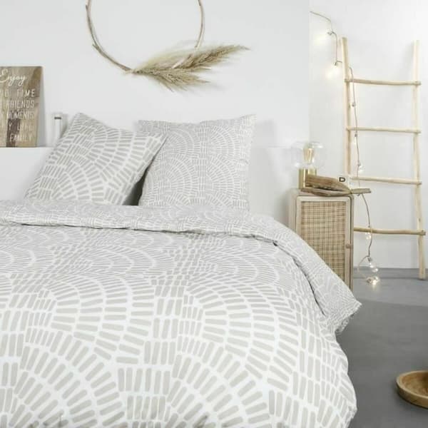 Påslakan TODAY Mawira Etnisk Beige 260 x 240 cm