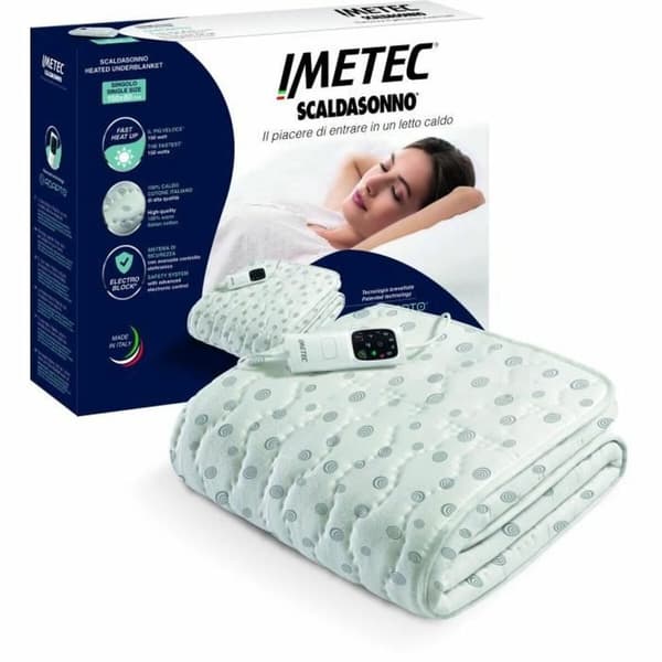 Elektrisk filt IMETEC 16630 Vit/Grå