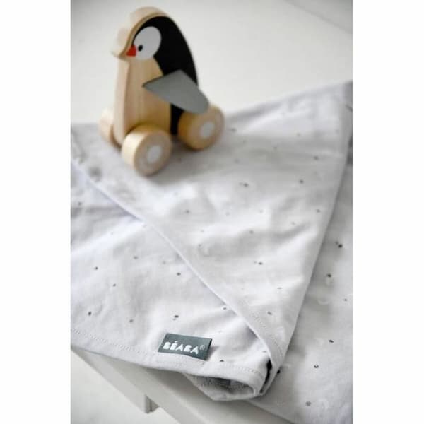 Bebisfilt Béaba Moon & Stars Grå