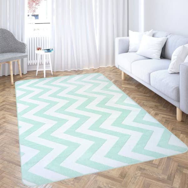 3D tæppe Zig Zag 2.00*3.00 Mint