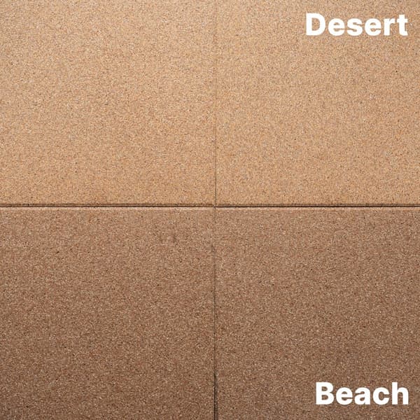 Gummikant sportgolv 'DESERT' - 100x25 cm - 20 mm