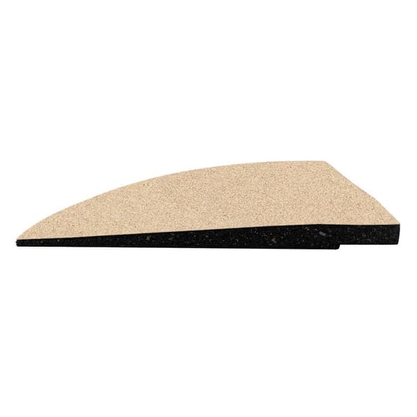 Hörnstycke gummikant sportgolv 'DESERT' - 50x50 cm - 20 mm