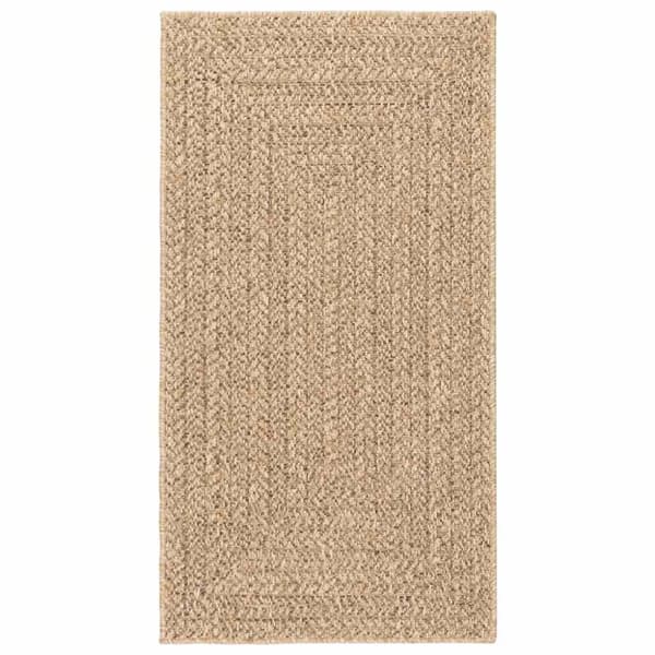 Matta ZIZUR beige 80x150 cm jutelook inomhus och utomhus
