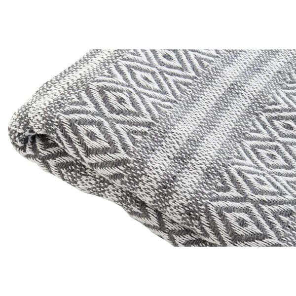 Colchas DKD Home Decor Grå 130 x 170 x 1 cm