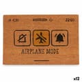 Miniatyrbillede 1 af 4: Dørmåtte Airplane Mode Gul Natur 60 x 1 x 40 cm (12 enheder)
