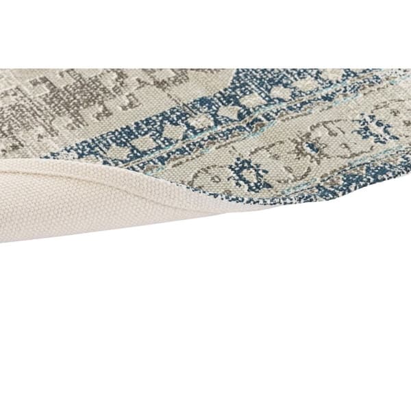 Matto DKD Home Decor Vanhahtava viimeistely Sininen Puuvilla Arabi (120 x 180 x 1 cm)