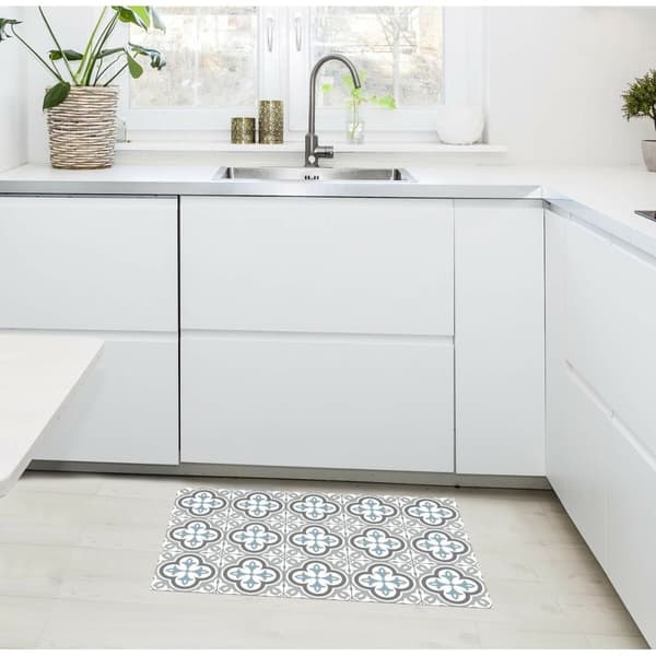 Vinyylimatto Stor Planet Croma Hidra Harmaa 100 % PVC (45 x 75 cm)