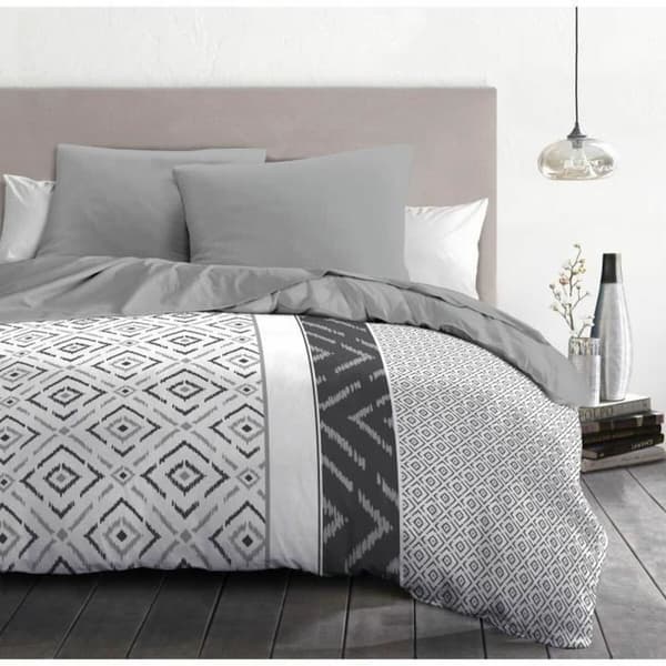 Dynebetræk sæt HOME LINGE PASSION Dream Grå 220 x 240 cm