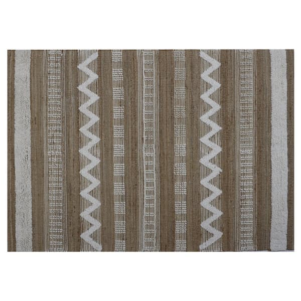 Tæppe Home ESPRIT Hvid Brun Boho 200 x 300 x 1 cm