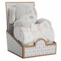 Miniatyrbillede 2 af 3: Gavesæt til baby Coralina Bamse Tæppe Hund 100 x 75 cm